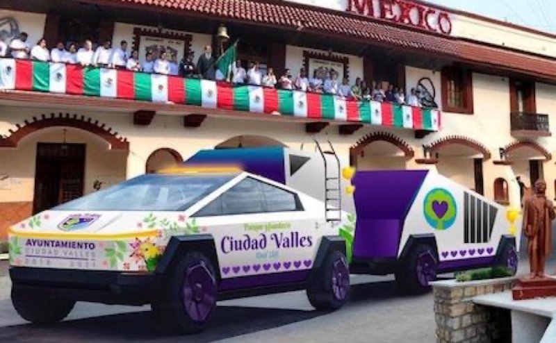 Alcalde de San Luis Potosí compra 15 Cybertrucks para convertirlas en patrullas blindadas. y