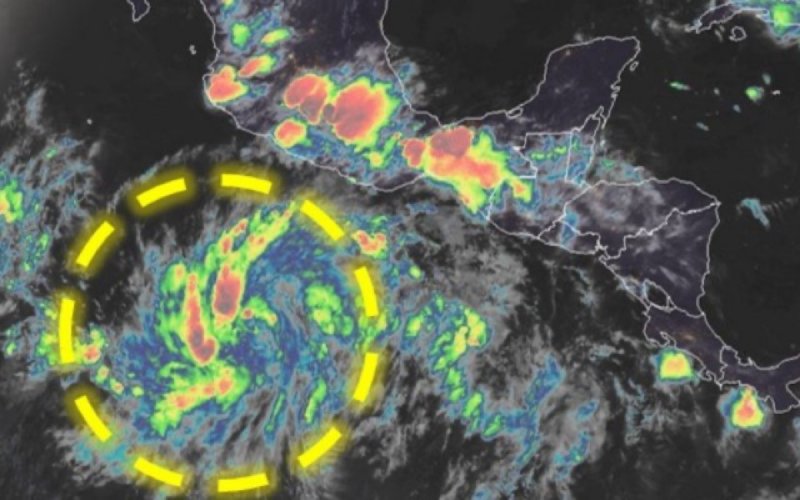 Se forma tormenta tropical con potencial de HURACÁN frente a costas de Guerrero