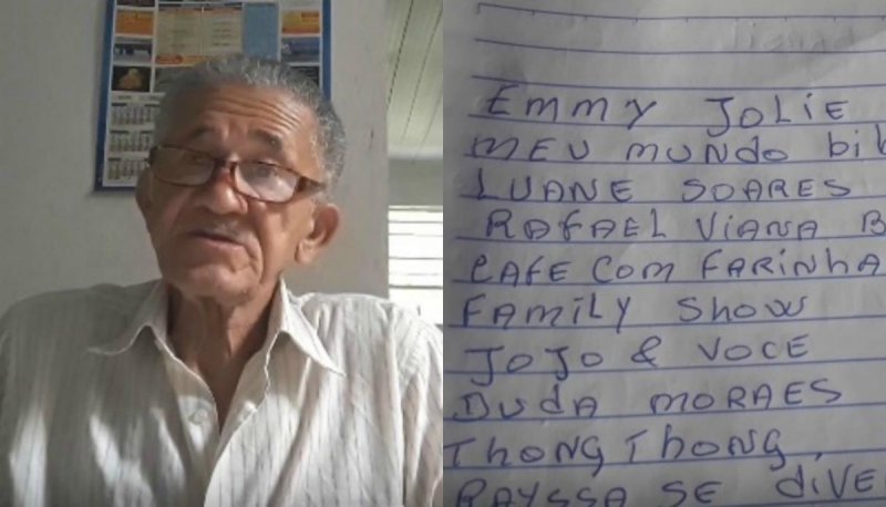 Youtuber abuelito enternece con sus videos y al escribir el nombre de sus fans en un cuadernoy