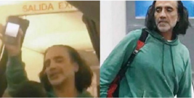 Bajan de avión a Alejandro Fernández por encontrarse “borracho” amenazando a pasajeros.