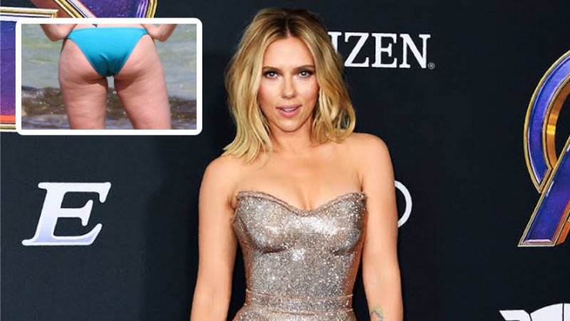 Internet se paraliza con la celulitis y la “panza chelera” de Scarlett Johansson