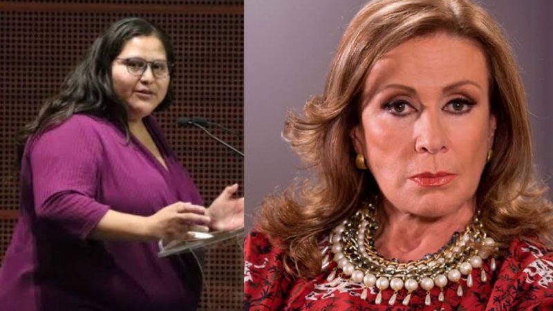 “¡Cállate gorda traicionera!”, le dice Laura Zapata a la senadora de Morena Citlali Hernández. y