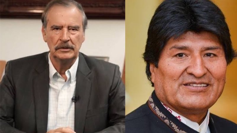 “Dictador, reeleccionista y descarado, largo de México”, dice Fox a Evo Morales