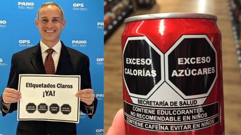 La OMS reconoce al nuevo etiquetado mexicano porque cuida la salud y se impuso a “Don Dinero”