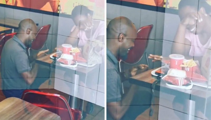 VIDEO: Se burlan de él por pedirle matrimonio en un KFC, se venga teniendo una boda millonaria. y