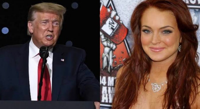 “Debe ser buena en la cama”, filtran audio de Trump refiriéndose a Lindsay Lohan