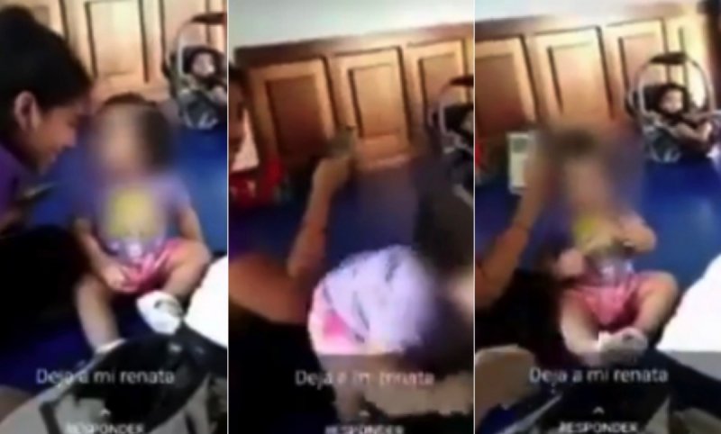 Indignan imágenes de una empleada maltratando a una niña en guardería de Nuevo León. 