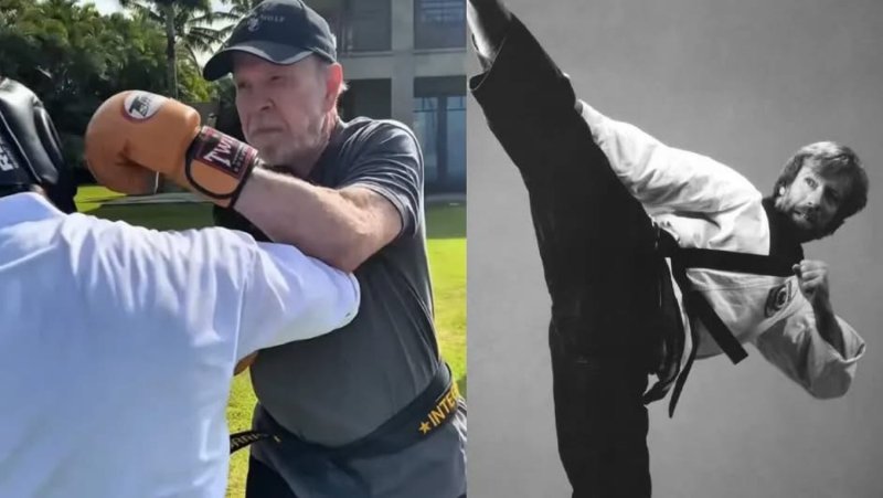 Rutina de Chuck Norris: así se mantenía en forma incluso a edad avanzada