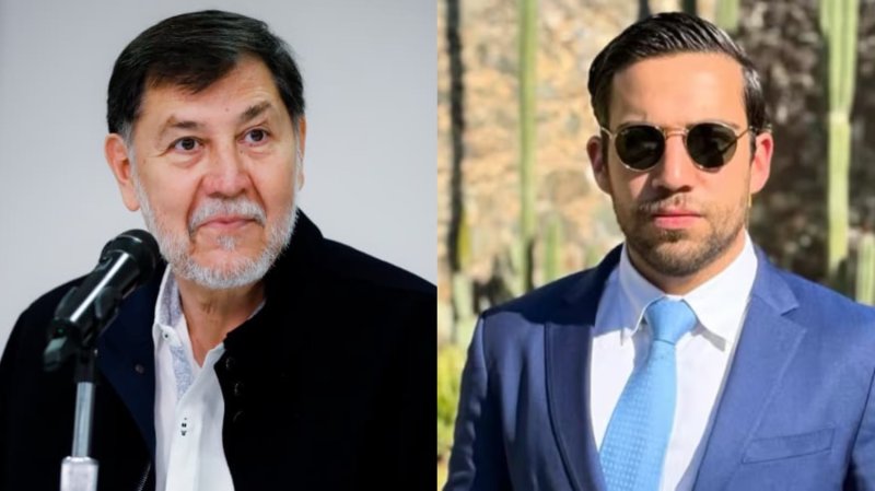 “Eres un vividor a costillas de tu padre”: Noroña se lanza fuerte contra hijo de Calderón 