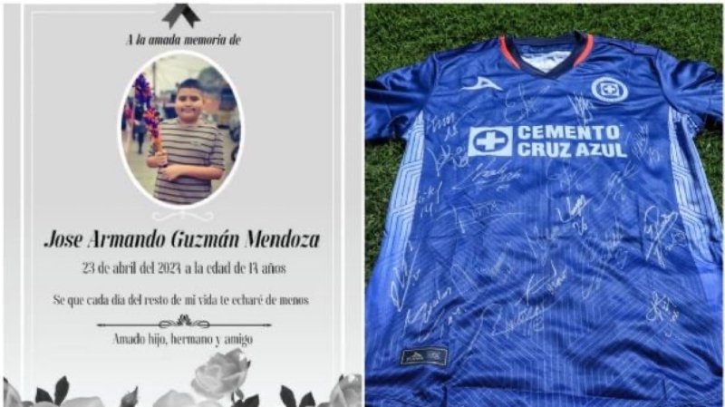 Murió José Armando, niño con leucemia cuyo sueño era conocer a jugadores del Cruz Azul