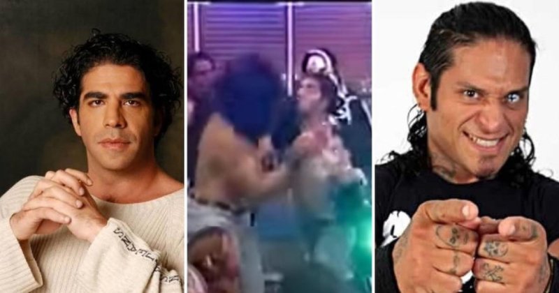 Sillas volando y golpes en vivo: La brutal pelea entre Kahwagi y Cibernético que paralizó la TV