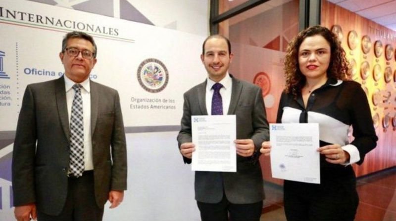 Usuarios hacen petición para juzgar a Marko Cortés y Mariana Gómez por traición a la patria 