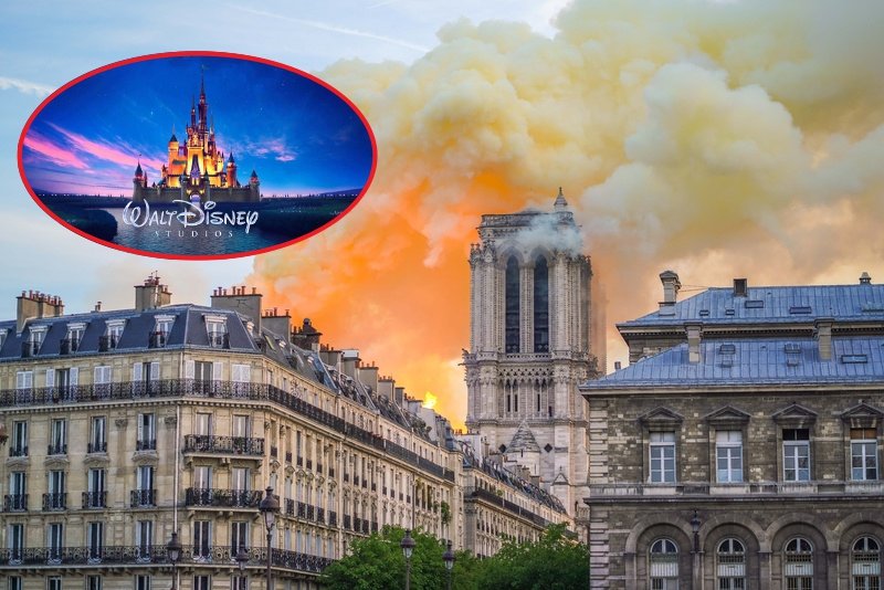 Disney se solidariza con Notre Dame, anuncia que donará 5 mdd para reconstrucción.