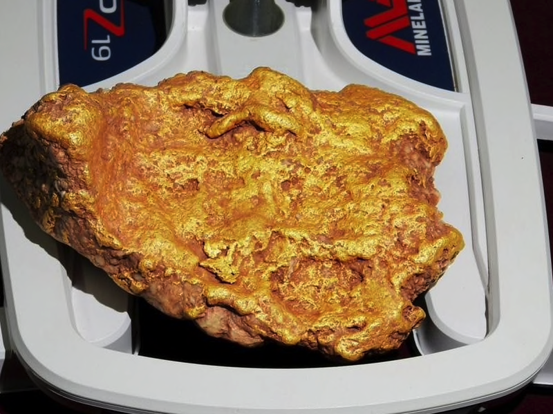 Hombre encuentra pepita de oro valorada en 60,000 euros con detector de metal