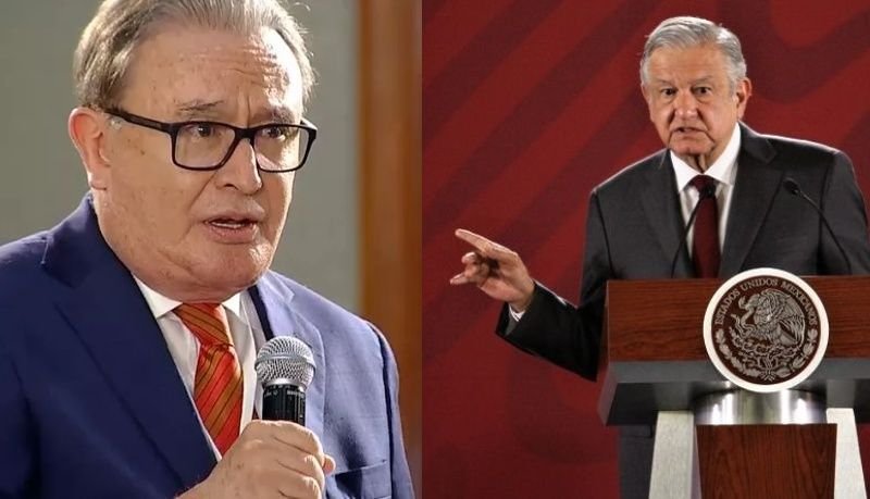 Tuiteros califican mañanera de AMLO como ejemplo de democracia por no censurar a Ricardo Rocha.
