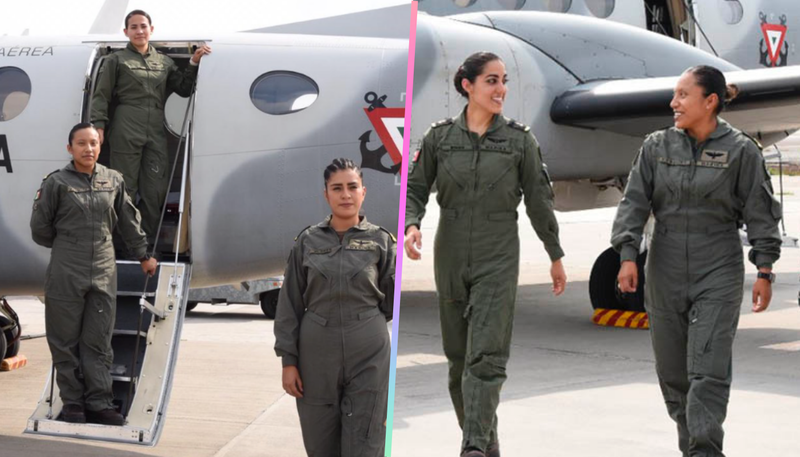 #HISTÓRICO: SEMAR presenta la primer tripulación aérea femenina 