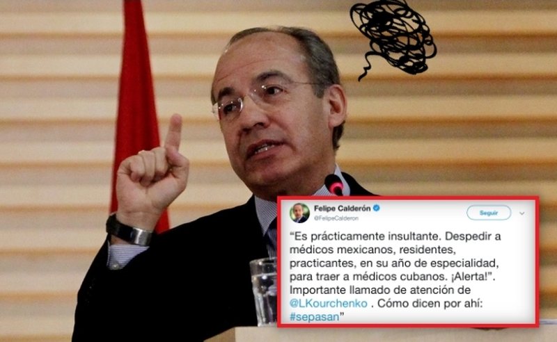 Felipe Calderón utiliza una FAKE NEWS para 