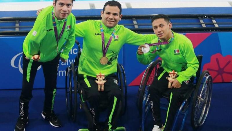 #Histórico: Mexicanos hacen el 3,2,1 en natación en Parapanamericanos 2019.y
