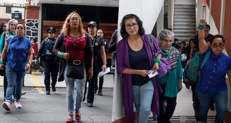 INÉDITO: Policías de la CDMX cuidan a estudiantes feministas de la UACM