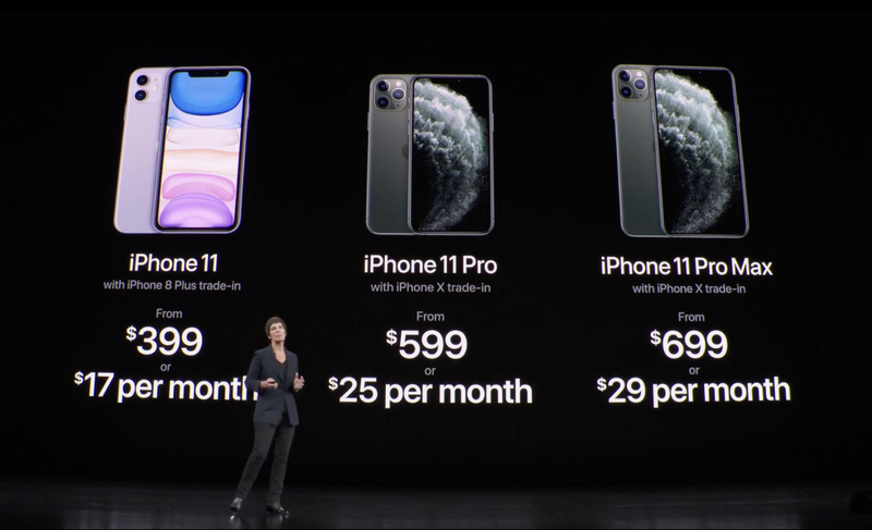 Estas son las tres versiones del nuevo iPhone 11 y sus precios. ¿Con cuál te quedas?