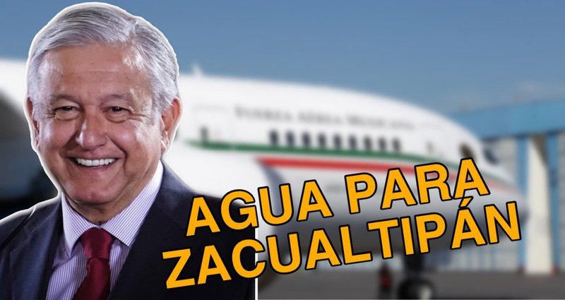 Venta de avión presidencial llevará agua a comunidades marginadas de Hidalgo: AMLO.