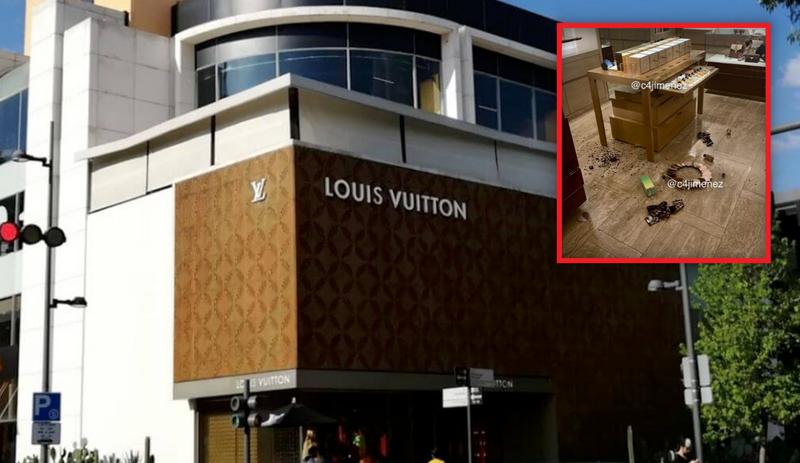 Administración de Mancera trató de ocultar robo a tienda Louis Vuitton en Polanco; se robaron 10 mdpy