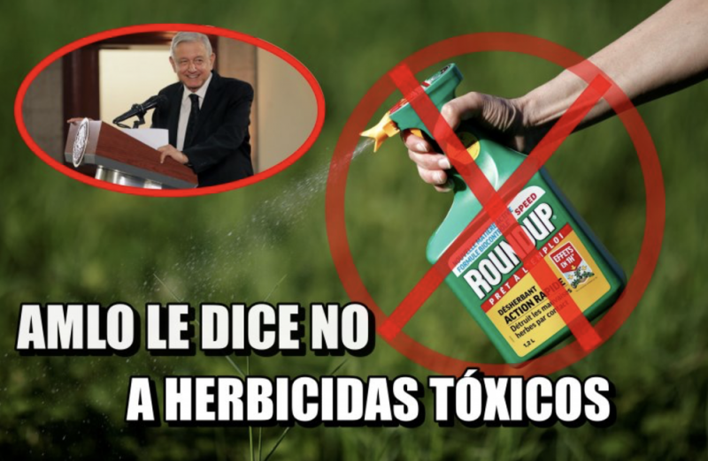 Frena AMLO la entrada a México de mil toneladas de herbicidas tóxicos