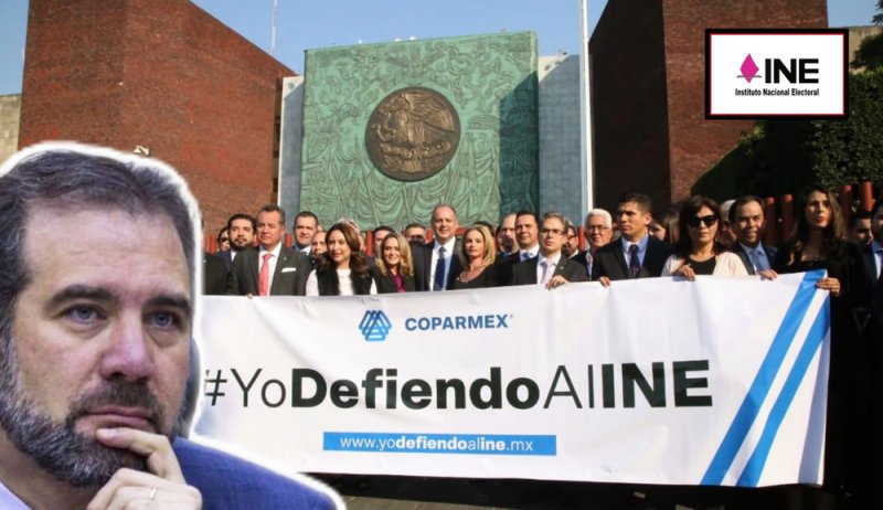 COPARMEX pide a los mexicanos salir a defender al INE de Morena 