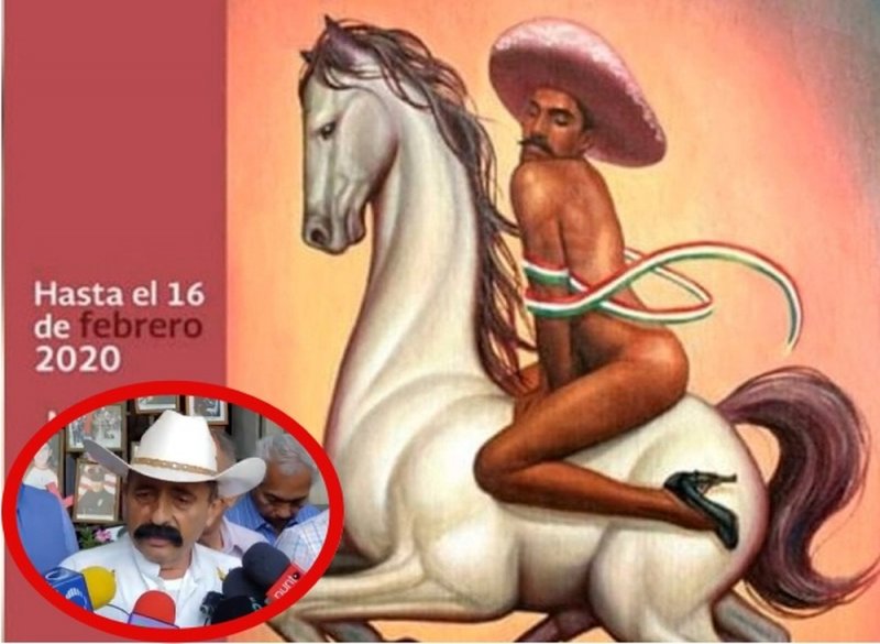 Nieto de Emiliano Zapata interpondrá demanda ante el INBA por “denigrar” imagen de su abuelo