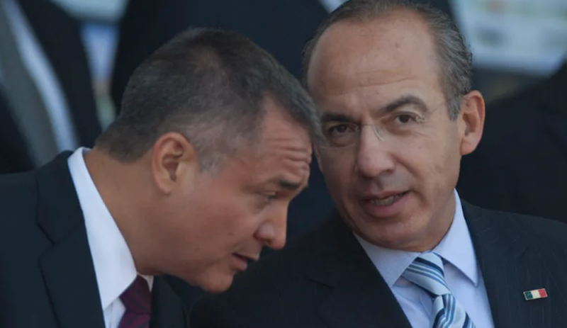 Calderón dice desconocer los cargos que se le imputan a García Luna