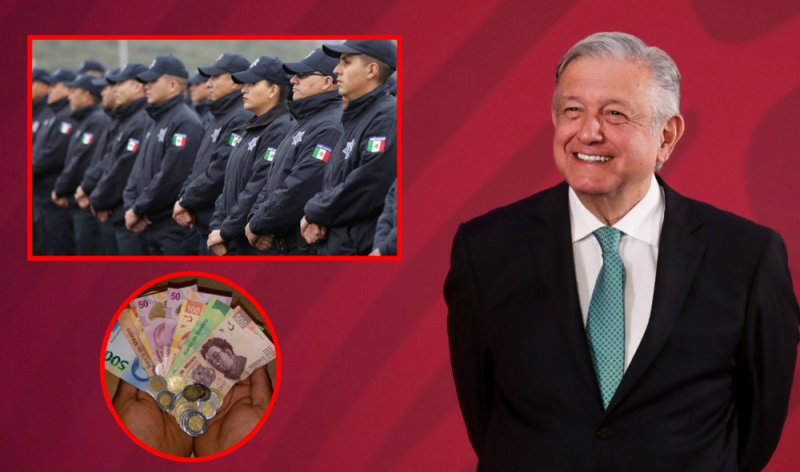 4T prepara plan para aumentar el salario a todos los policías en México