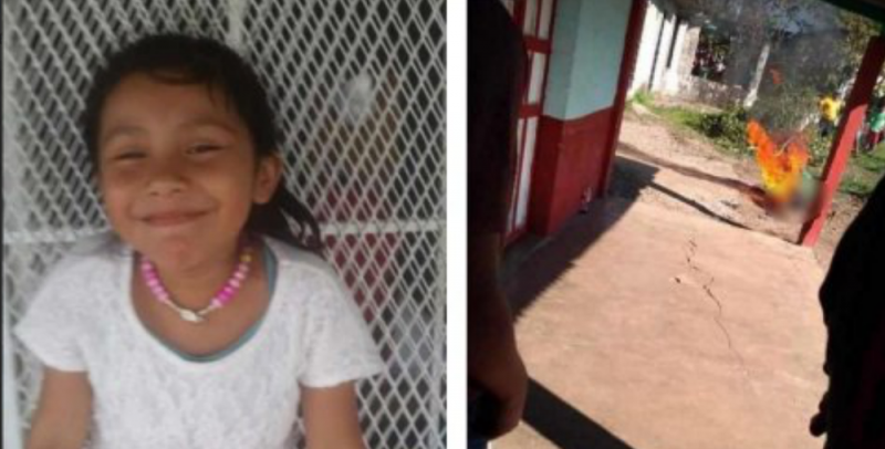 Pobladores linchan y queman vivo a presunto homicida de niña de 6 años en Chiapas