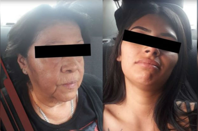 Detienen a abuelita y joven por robar celulares en el Mexibús