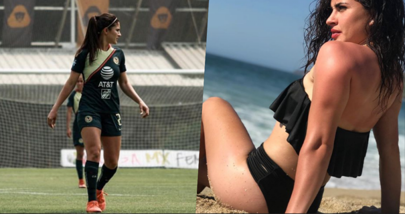 Ella es Andréa González la sexy jugadora del América que está causando furor en redes sociales