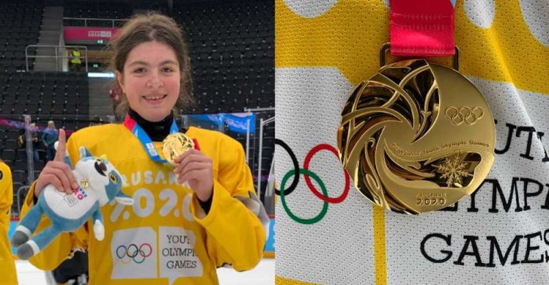 Ojalá que esta medalla inspire a más niñas para que jueguen Hokey sobre hielo: Wilson