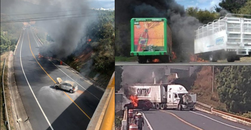 Presunto arresto de narcos provoca caos en Michoacán con bloqueos, enfrentamientos e incendios
