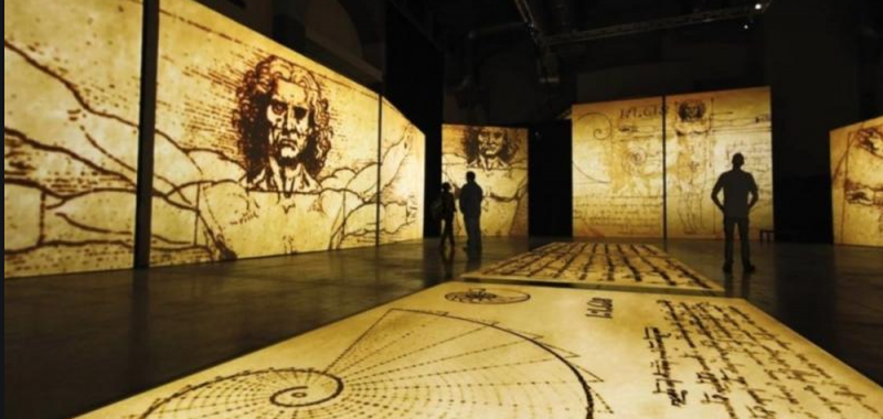 La exposición más grande inspirada en Da Vinci estará en el Zócalo de la CDMX y será gratis 