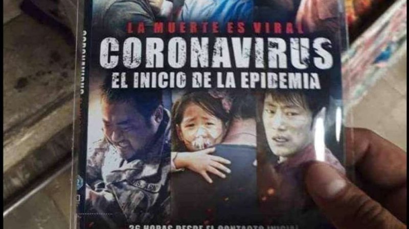Comerciantes de Tepito se ponen creativos y aprovechan epidemia para lanzar película del Coronavirus