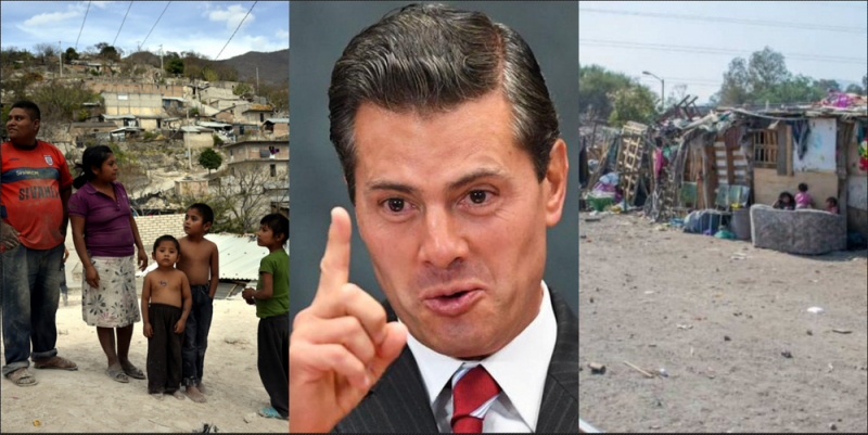 Pobreza en México agudizó en un 37% durante los dos últimos años de EPN