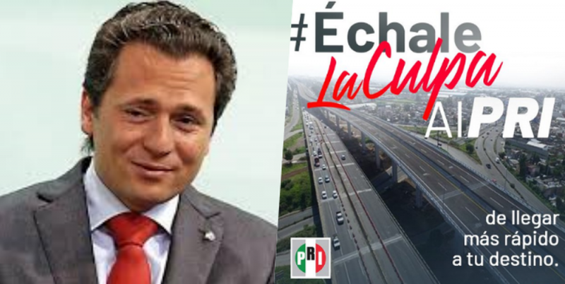 El  día que capturan a Lozoya, el PRI lanza campaña #ÉchaleLaCulpaAlPRI, para destacar 