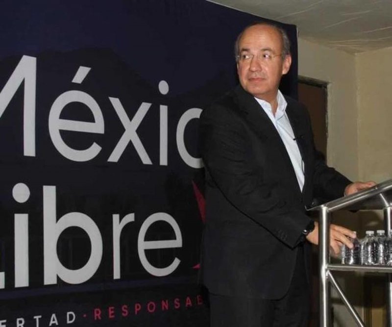 “México Libre es más fuerte que Morena”, dice Calderón ¿borracho?