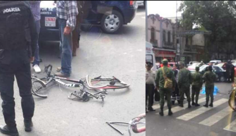 Camión de la SEDENA atropella y mata a ciclista en Santa María de la Rivera