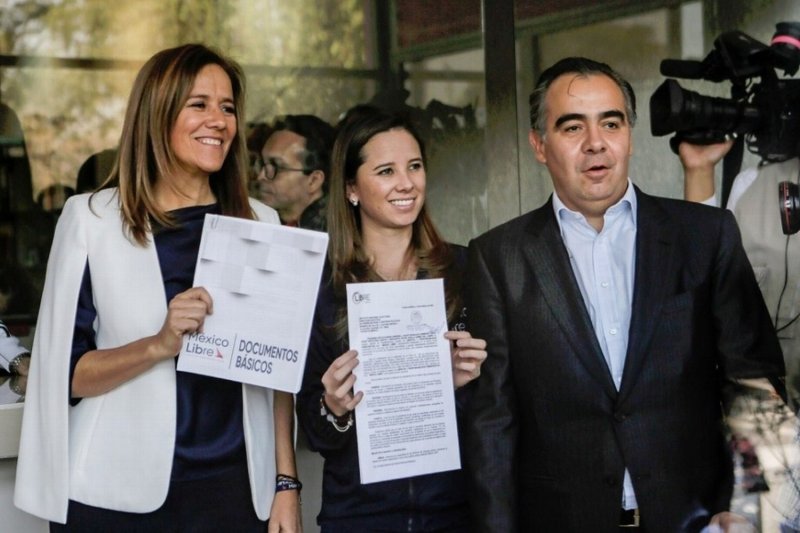 Margarita Zavala registra a México Libre como partido ante el INEy