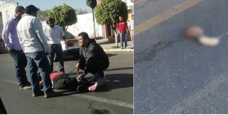 Motociclista que iba a exceso de velocidad atropella a una mujer y le cercena la pierna 
