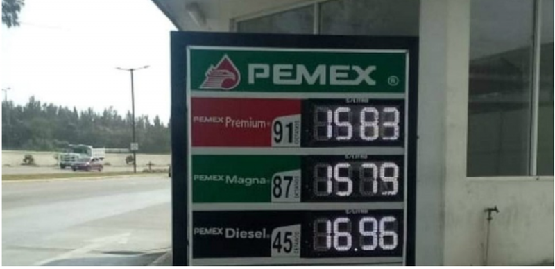 Llega a 15 pesos el litro de gasolina en Veracruz, Hidalgo y Michoacán