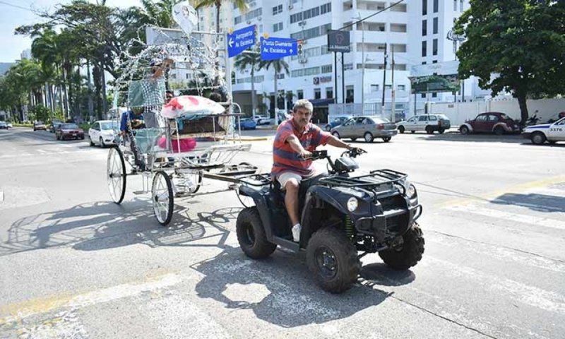 Cambian a motocalandrias en Acapulco