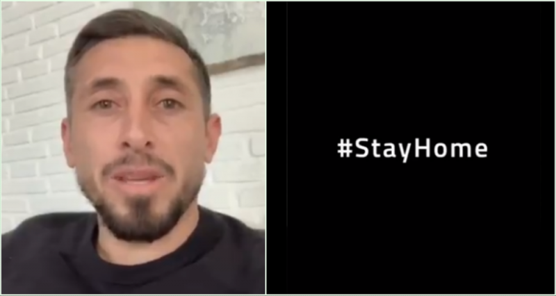 Héctor Herrera manda emotivo mensaje de apoyo a mexicanos por coronavirus (video)