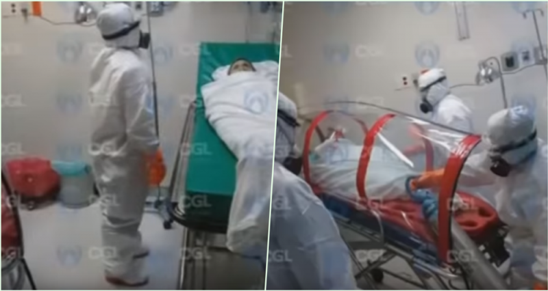 Difunden imágenes de como el Hospital de La Raza recibió a su primer paciente de coronavirus 