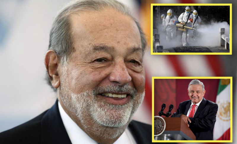 Carlos Slim se la juega con los mexicanos y destina 1,000 mdp para tratar el COVID-19 