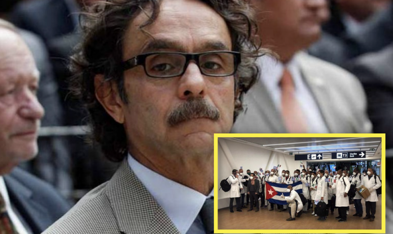 Quadri despotrica contra médicos cubanos que llegaron a apoyar a México y los corre